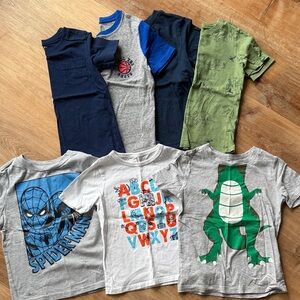 Kids Graphic T-Shirts Bundle - 7 shirts
